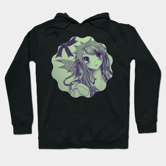 Christmas Fairy Green Hoodie by The Friendly Introverts